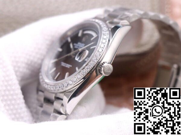 6 76 Rolex Day Date M228349RBR-0002 1:1 Best Edition EW Factory 18 karat hvidguld