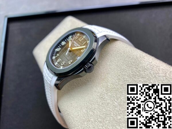 6 76 350f5da0 a1bf 4a7f 885c 806df069555e Patek Philippe Aquanaut PP5167 1:1 Best Edition ZF Factory DLC White Strap