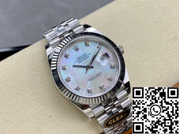 6 78 Rolex Datejust M126334-0020 1:1 Best Edition Clean Factory mosaic Diamond Dial