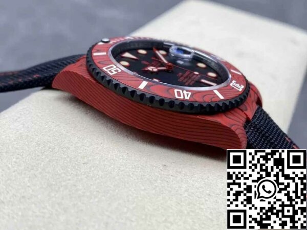 6 78 156e6ca2 fbcc 48bd 8b3a 3f67cec2fb2f Rolex Submariner 1:1 Best Edition VS Factory Red Carbon Fiber Case