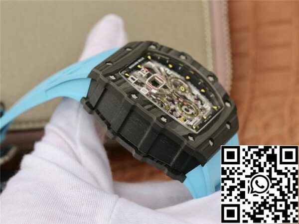 6 7 610cc199 36fd 4380 a875 3318310f9c32 Richard Mille RM11-03 1:1 Best Edition KV Factory Correa azul