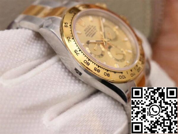 6 7 69a1d3af 04c3 4b14 927f 087c7132c457 Rolex Daytona Cosmograph M116503-0003 1:1 Best Edition Noob Factory Gold Dial Zwitserse ETA4130