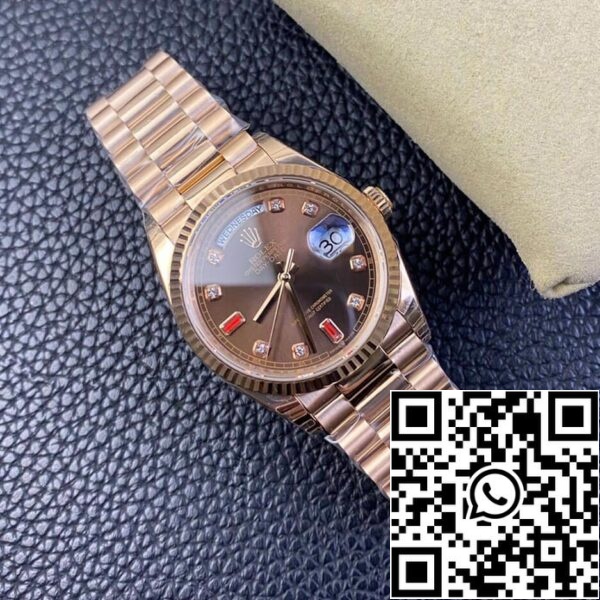 6 7 7c82f64e 7321 484e a97f 268e840de6d6 Rolex Day Date 118235 1:1 Best Edition EW Factory Esfera marrón