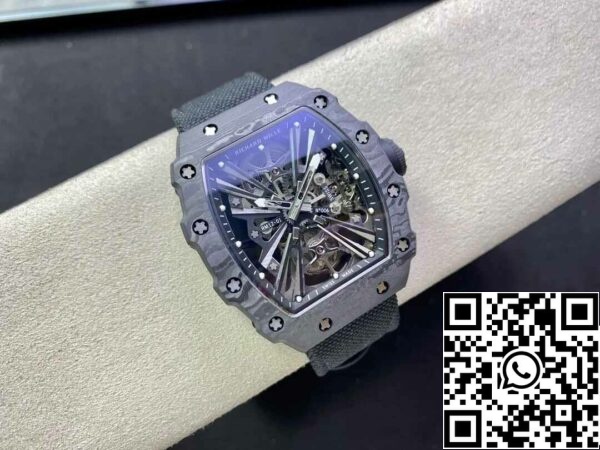 6 80 4c8cd026 c42b 4ae8 8a1f 34dabc2e00ad Richard Mille RM12-01 1:1 Best Edition RM Factory Tourbillon Skeleton számlapja