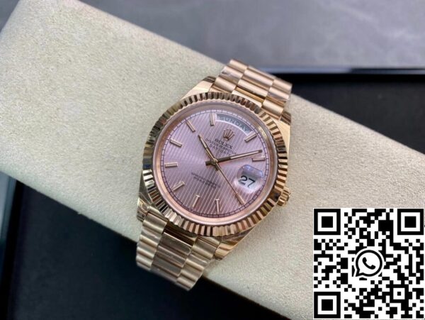 6 87 Rolex Day Date M228235-0005 1:1 Best Edition EW Factory Rose Gold