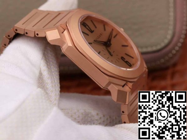 6 8 56212086 42e3 46d7 b55e ba1b3e11ae13 Bvlgari Octo Finissimo 102912 1:1 Best Edition BV Factory Rose Gold Dial