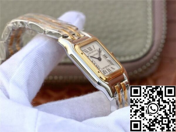 6 92 425c6789 4388 4cd4 961b 023209b5faa1 Panthere De Cartier W2PN0007 27MM 1:1 Best Edition 8848 Factory White Dial