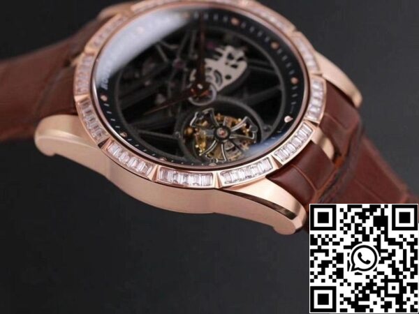 6 9 ef238e1d e84d 4318 ac39 e192ff77f4dd Roger Dubuis Excalibur RDDBEX0404 1:1 Best Edition JB Factory V3 Rose Gold Tourbillon Sveitsin RD505SQ