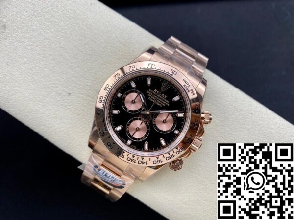 6 g37 Rolex Daytona M116505-0008 1:1 Best Edition BT Factory Esfera Negra