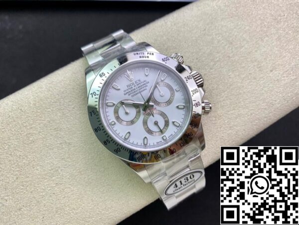 6 40dfbdd7 ada9 4b47 bbe9 7b4a5f5f853f Rolex Cosmograph Daytona 116520LN 1:1 Najboljša izdaja Čista tovarna Bela številčnica