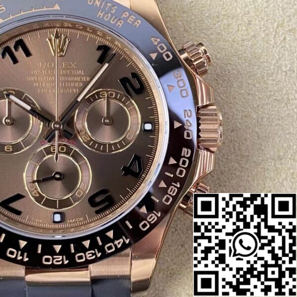 6 jpg Rolex Cosmograph Daytona M116515LN-0015 1:1 Best Edition Clean Factory V3 Correa de caucho