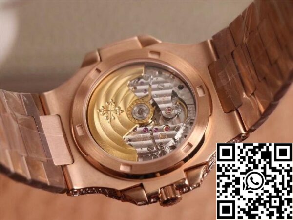 7 104 990412ad 9f55 4af0 8773 c05b4d6fce5f Patek Philippe Nautilus 5719-10G Rose Gold Diamond 1:1 Best Edition R8 Factory Gradient Brown Dial Swiss Cal.324 S C