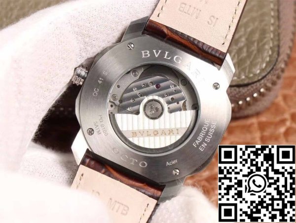 7 10 58d27127 35ac 4852 b3d4 ad16f0108ede Bvlgari Octo 102705 1:1 Best Edition BV Factory Quadrante marrone rossastro