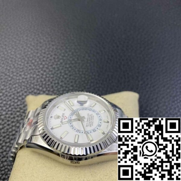 7 10 b1ee042b 2ffa 45e2 8c4e e0574e39bd37 Rolex Sky Dweller M326934-0002 1:1 Best Edition Noob Factory V2 White Dial