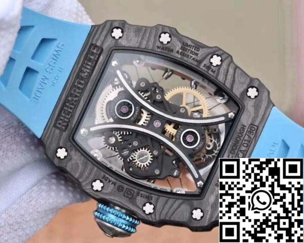 7 110 b72537ef ccc6 4a1c b676 24c8fa9e7ee7 Richard Mille RM53-01 1:1 Best Edition JB Factory Black Carbon Ελβετικό μηχανισμό Tourbillon