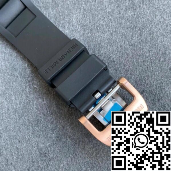 7 117 6d2dbf99 5ae6 4196 bf69 ea5b6be042bb Richard Mille RM11 1:1 Best Edition KV Factory Rose Gold Black Strap