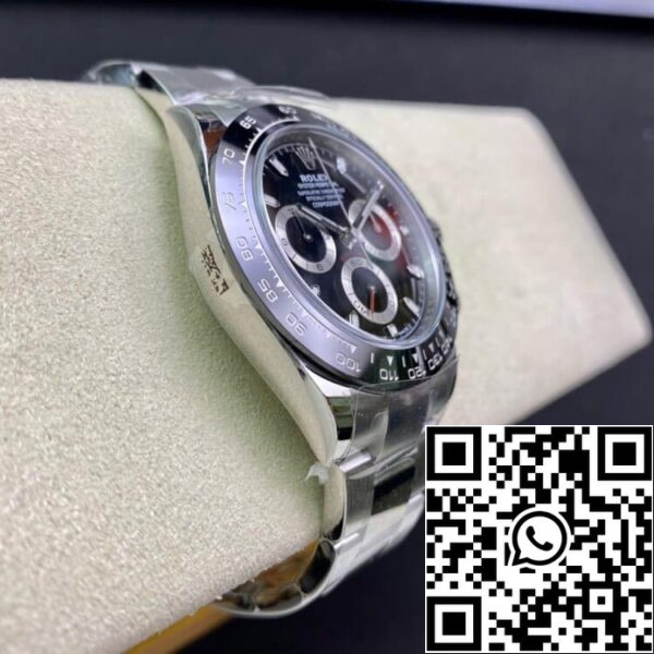 7 123 c557a988 b671 4f86 af28 6d80046b4369 Rolex Cosmograph Daytona M116500LN-0002 1:1 Best Edition quadrante nero di fabbrica pulito