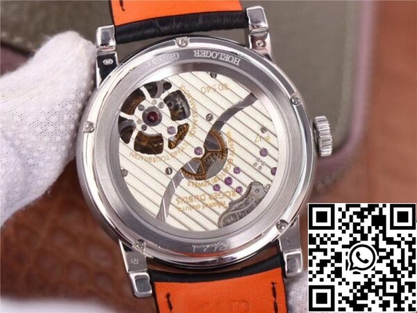 7 124 dfa680be 62b4 45f6 a3b5 c253d337b81e Roger Dubuis Hommage RDDBHO0568 Tourbillon 1:1 Best Edition JB Factory Valkoinen kellotaulu Sveitsin RD540