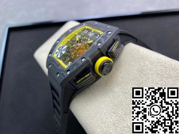 7 125 a71acbf2 dbe6 4ffe 8ba9 ca163660c5c9 Richard Mille RM-011 1:1 베스트 에디션 KV 팩토리 옐로우 스트랩