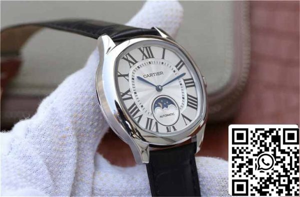 7 126 Drive De Cartier Moonphase WSNM0008 1:1 Best Edition rostfritt stål