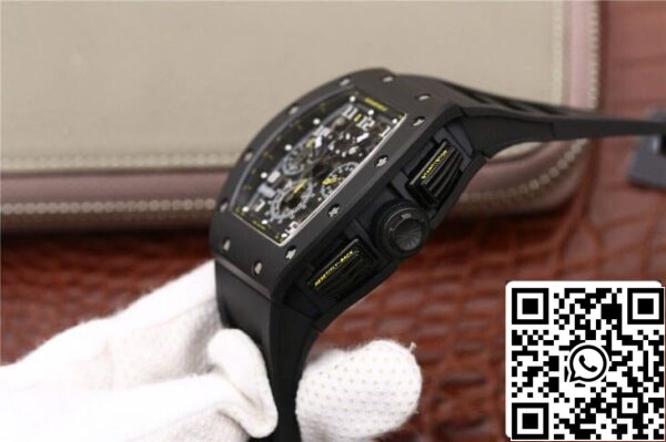 7 131 9f4d0c0b 7e0b 4e11 9d97 a9aa0c62de97 Richard Mille RM-011 1:1 Best Edition KV Factory cinturino nero