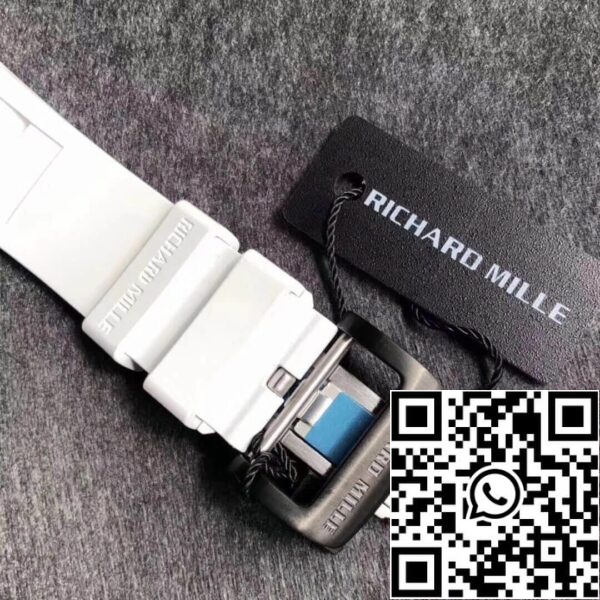 7 133 9372fa60 18c9 4f05 8df0 5222ec887648 Richard Mille RM035 Americas KV Factory 1:1 Best Edition White Strap fehér szíj