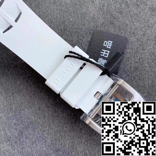 7 138 83cf584f 9876 4315 a658 c3ccb72e49d1 Richard Mille RM011-03 1:1 Best Edition KV Factory White Strap