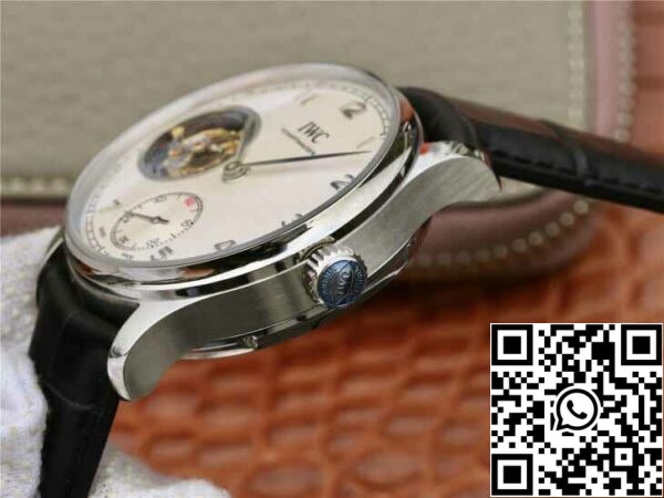 7 147 e6baa85f c3bc 4e24 8b60 084e0d3740f3 IWC Portuguese Tourbillon 1:1 Best Edition ZF Factory White Dial