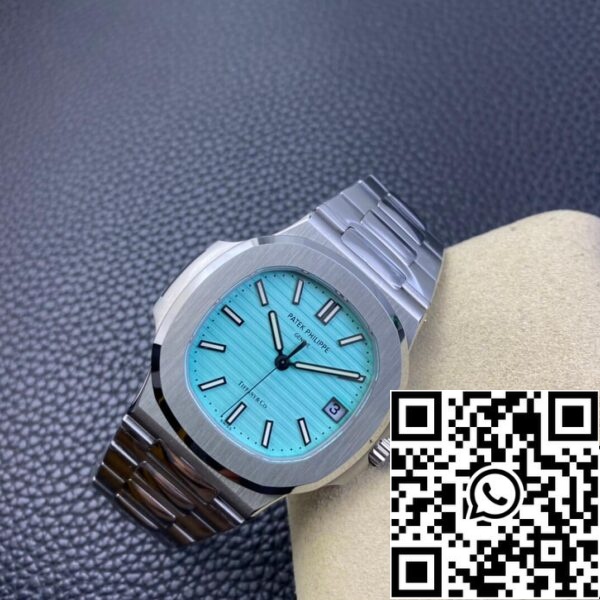 7 149 650b355e 1a57 4fa0 80bc ff26be7a0222 Patek Philippe Nautilus 5711/1A-018 1:1 Best Edition 3K gyári Tiffany kék tárcsa