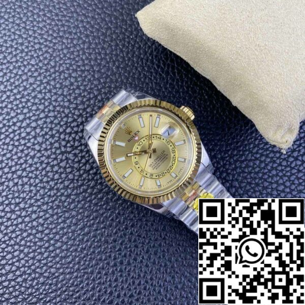 7 14 13c71afa 8784 4890 85c1 b1cecf2d728d Rolex Sky Dweller M336933-0002 1:1 Best Edition Noob Factory V2 Champagne Dial