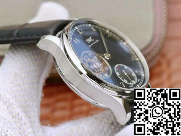 7 153 e5243bb8 0344 4666 af6d 4e992b7abbfa IWC Portoghese Tourbillon 1:1 Best Edition ZF Factory Quadrante nero