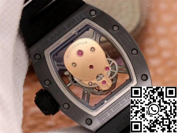 7 15 66b7a583 64ad 4014 b05b e8c756747ce5 Richard Mille RM052-01 1:1 Best Edition ZF Factory Rose Gold Skull Dial Swiss Mechanizm