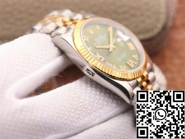 7 181 164a6d41 dba9 4a6d b0b0 5a1c423fa707 Rolex Datejust M126233-0025 1:1 Best Edition EW Factory Diamond-Studded Olive Green Dial