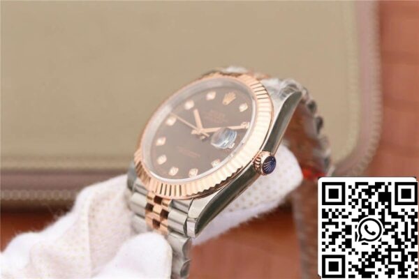 7 185 d4a65cb8 c56f 40c2 999c 16fea1773156 Rolex Datejust M126331-0004 1:1 Best Edition EW Factory Brown Dial