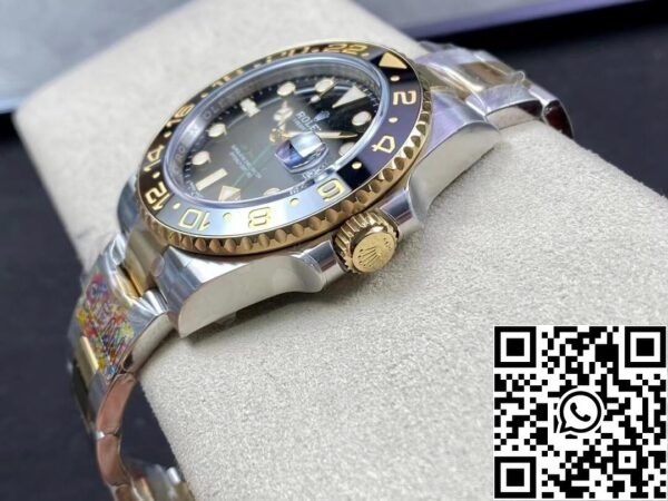 7 18 113f6fab cee2 497d 9625 8cf4e8ad5046 Rolex GMT Master II 116713-LN-78203 1:1 Best Edition Clean Factory Svart urtavla