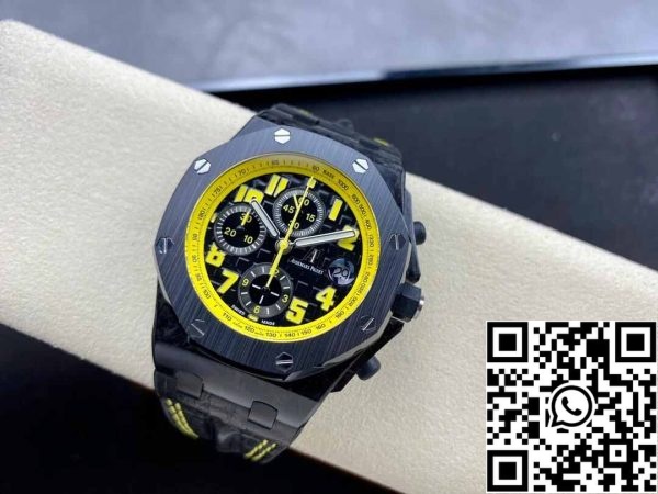 7 18 57d5f772 745d 4b3c aaf9 8cf254cdc4ec Audemars Piguet Royal Oak Offshore 26176FO.OO.D101CR.02 1:1 Mejor Edición JJF Factory Esfera Negra