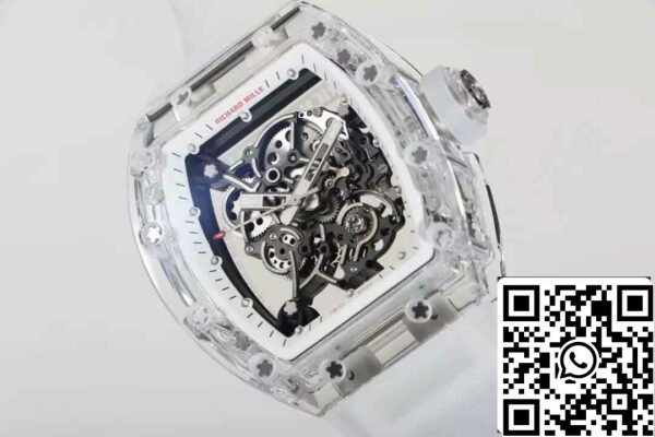 7 18 e23cd589 62f9 47c7 ae01 c14922f5ee78 Richard Mille RM055 1:1 Best Edition RM Factory läpinäkyvä asia Replica katsella