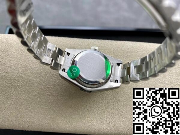 7 19 Rolex Datejust 28MM 1:1 Best Edition BP Factory Diamond asetettu Musta Dial