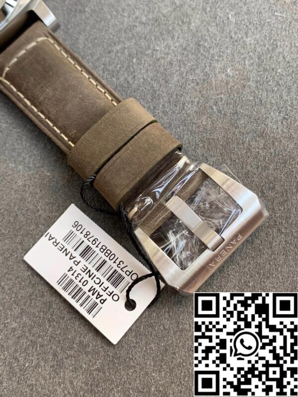 7 19 5e4641fe 553f 4960 a6aa 0d5526258599 Panerai Luminor PAM01314 1:1 Най-добро издание VS Фабрика бял циферблат