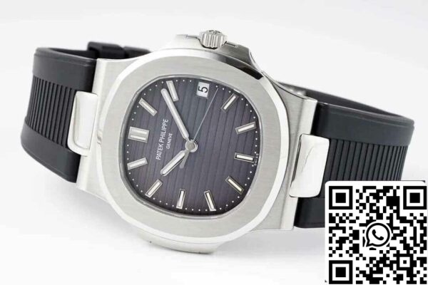 7 19 98fa6ed5 ddaf 4860 9155 f058e9a3b7d2 Patek Philippe Nautilus 5711 1:1 Best Edition PPF Factory Μαύρο λουράκι από καουτσούκ