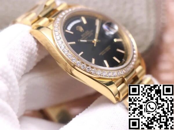 7 1 7acdd3d2 b65e 48a6 a718 d372438b5236 Rolex Day Date 40MM 1:1 Best Edition EW Factory Gelbgold Schwarzes Zifferblatt