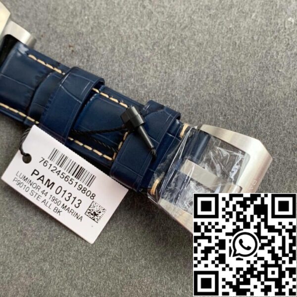 7 1 ab8a1532 d11d 46ab 9cb4 ff87b507af39 Panerai Luminor PAM01313 1:1 Best Edition VS Factory Esfera azul