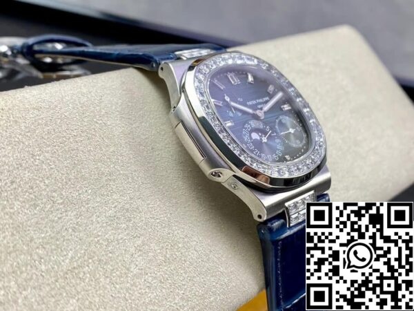 7 20 30a64da2 3193 4aaf 8c81 978ce8468e44 Patek Philippe Nautilus 5724G-001 1:1 Best Edition GR Factory Niebieski pasek