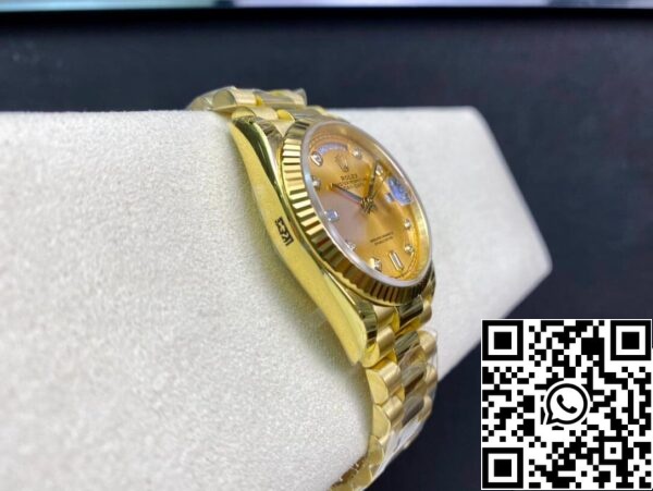 7 228 Rolex Day Date M128238-0008 1:1 Best Edition EW Factory Champagne Dial Swiss ETA3255