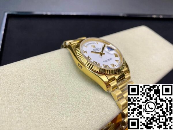 7 233 Rolex Day Date M128238 1:1 Най-добро издание EW Фабрика Римска скала Швейцарска ETA3255