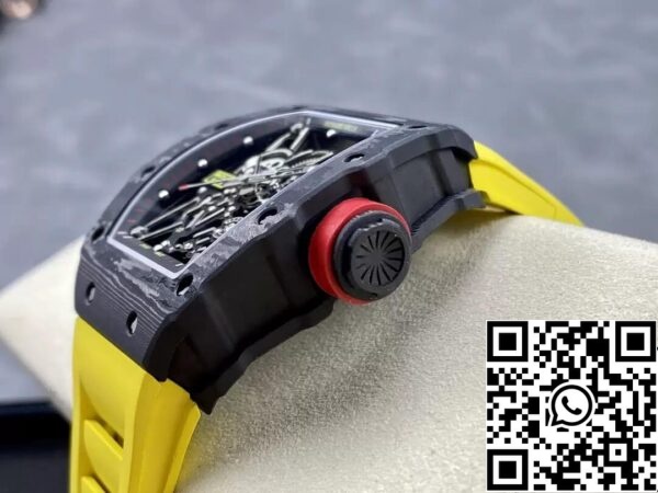 7 23 895f5139 4f4c 4bf9 a4b4 f3d795839c86 Richard Mille RM35-02 1:1 Best Edition T+ Factory NTPT Carbon Fiber Yellow Strap