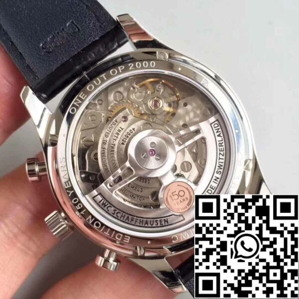 7 246 IWC португалски IW371602 YL Фабрика 1: 1 Най-доброто издание швейцарски ETA69355 бял циферблат