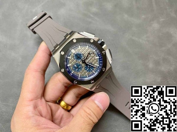 7 24 cbf0c9dd c5b5 4810 9690 0f203d9c78b2 Audemars Piguet Royal Oak Offshore 26400IO.OO.A004CA.02 1:1 Best Edition APF Factory szürke számlapja