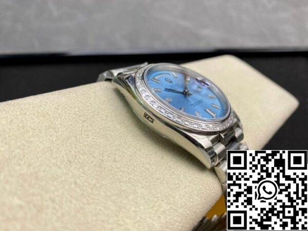 7 26 4a8820fb b796 4d14 b8db 90453bf352c9 Rolex Day Date 228396TBR 1:1 Best Edition EW Factory Light Blue Dial