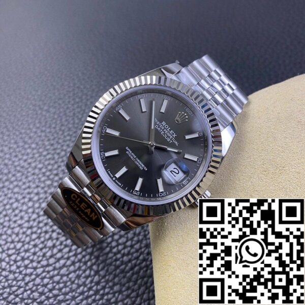 7 28 274838d5 0285 4b75 836c a95f32081d1c Rolex Datejust M126334-0014 1:1 Best Edition Clean Factory 904L rostfritt stål